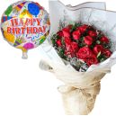 send birthday balloon with flowers in vietnam