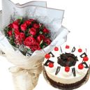 send anniversary flowers with cakes in vietnam