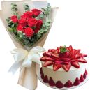 buy birthday cake with flowers in vietnam