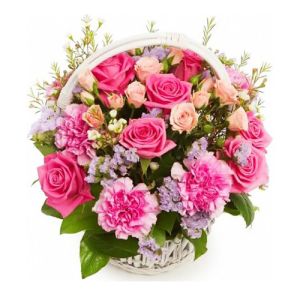 send blithe rose basket to vietnam