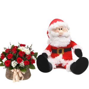 send santa claus with flower basket to vietnam