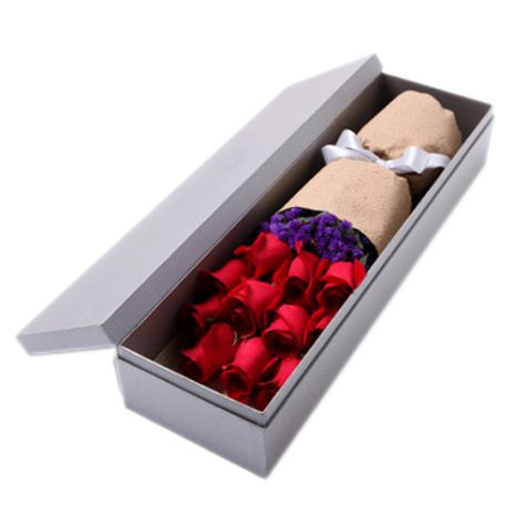 one dozen red roses in box to vietnam