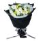 24 stems white roses bouquet to vietnam