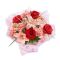 red roses pink carnations with 3 pink lilies send to vietnam